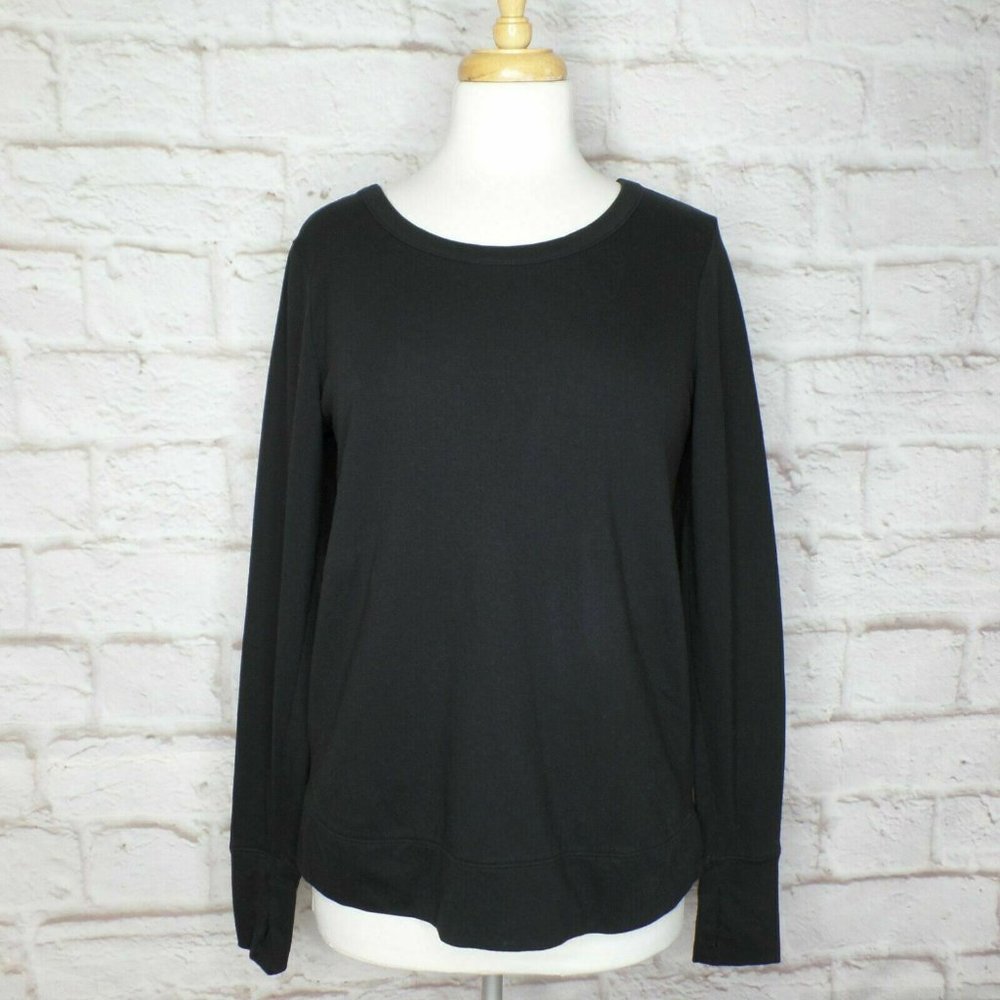 OLD NAVY Active Go Dry Sweatshirt Criss Cross Back
